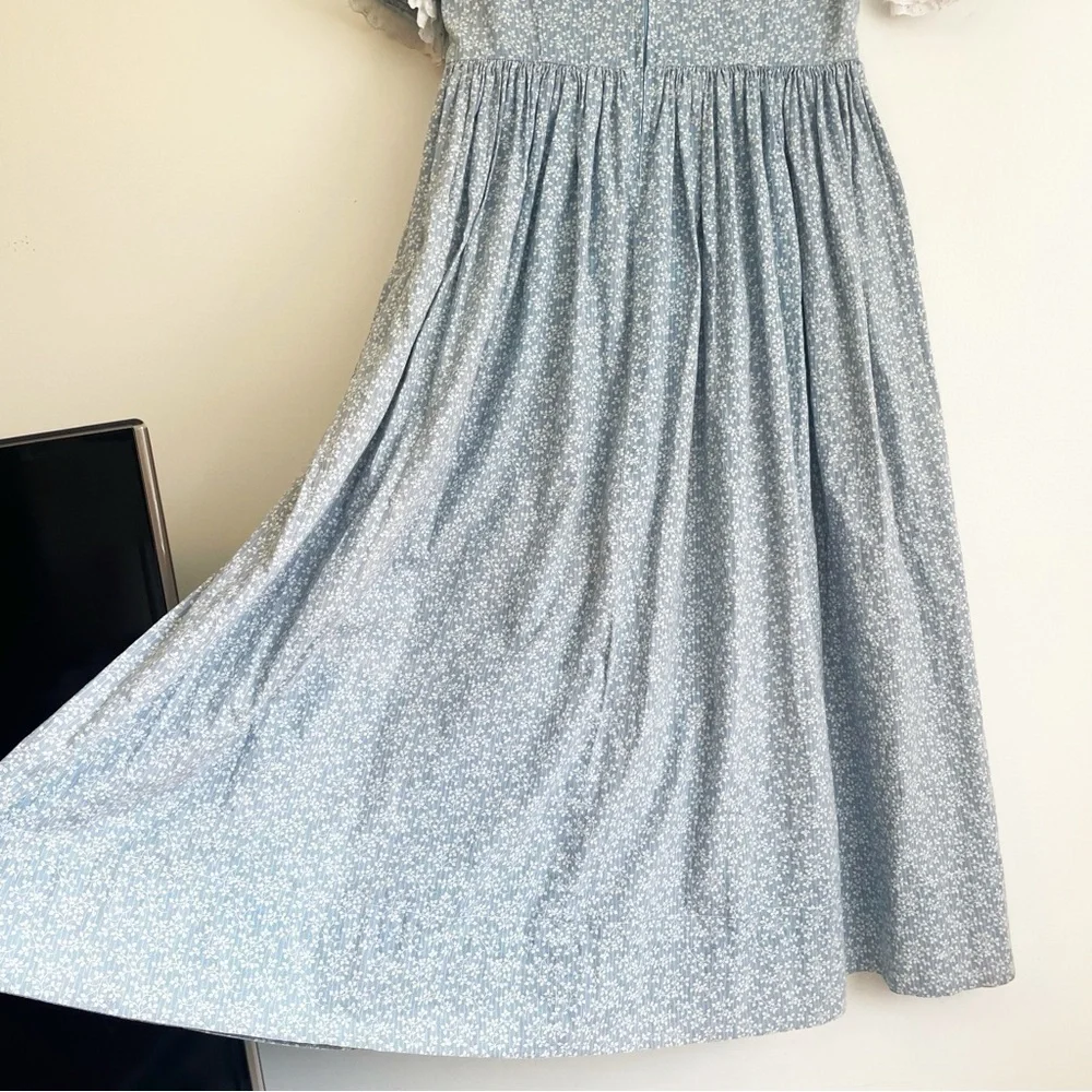 VINTAGE prairie dress cottagecore floral maxi renaissance Yellowstone country